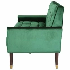 GDFStudio Adan Tufted Velvet Sofa With Gold Tipped Tapered Legs, Emerald, Gold Finish -GDF sofa Shop 0021ffc401dcf945 1936 w800 h800 b1 p0