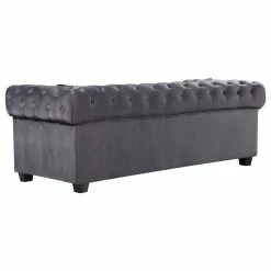 Meridian Furniture Bowery Velvet Sofa, Gray -GDF sofa Shop 01d105c008657371 3130 w800 h800 b1 p0