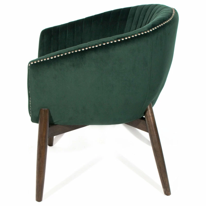 Gild Nadia Club Chair, Green 5 Gild Nadia Club Chair, Green - Image 3
