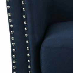 GDFStudio Jaymee Fabric Swivel Chair, Blue And Black -GDF sofa Shop 02e1f5c30f90750c 3355 w800 h800 b0 p0