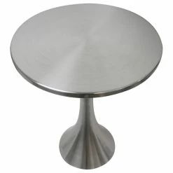 Lumisource 24" H Round Metal Brushed Nickel Side Accent Table -GDF sofa Shop 03616b45027d0dcc 9803 w800 h800 b1 p0