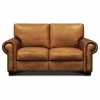 Hello Sofa Home Valencia 100% Top Grain Hand Antiqued Leather Traditional Loveseat, Tan -GDF sofa Shop 03d10beb0fe3bd03 2419 w800 h800 b1 p0