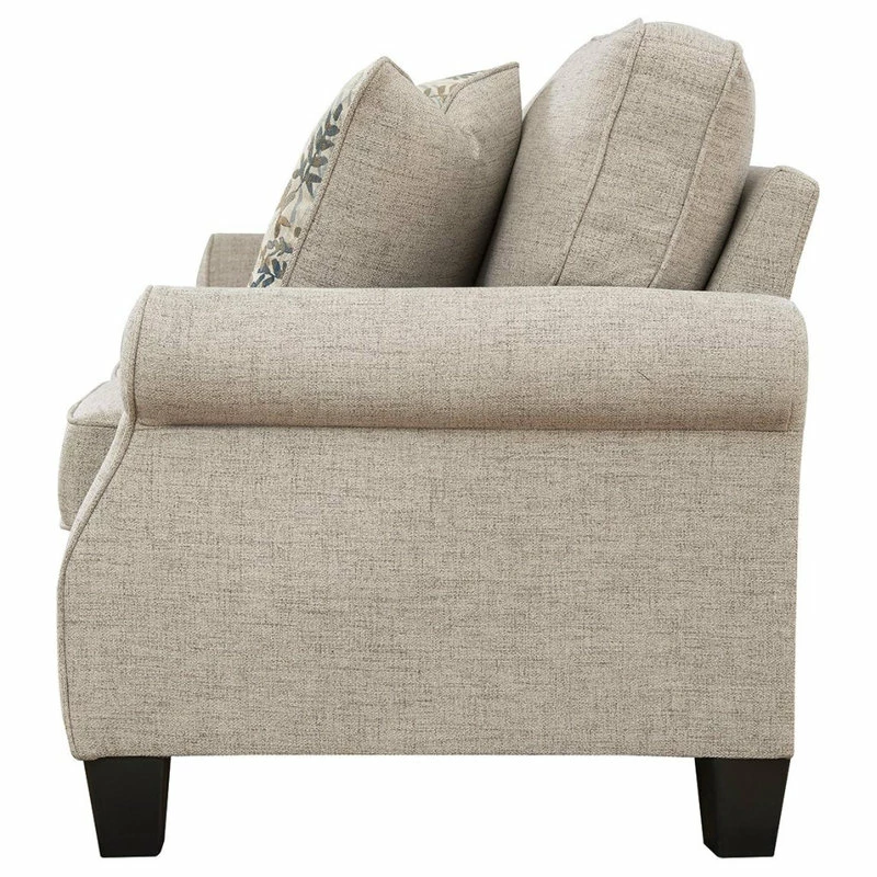Ashley Furniture Industries Alessio Contemporary Beige Loveseat 5 Ashley Furniture Industries Alessio Contemporary Beige Loveseat - Image 3
