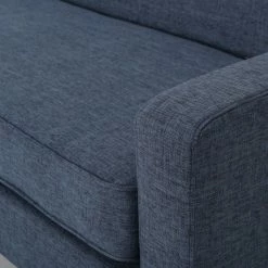 GDFStudio GDF Studio Stratford Mid Century Modern Fabric 3-Seat Sofa, Dark Blue -GDF sofa Shop 0551d79301e52986 4484 w800 h800 b0 p0