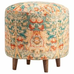 Crestview Collection Chloe Round Stool