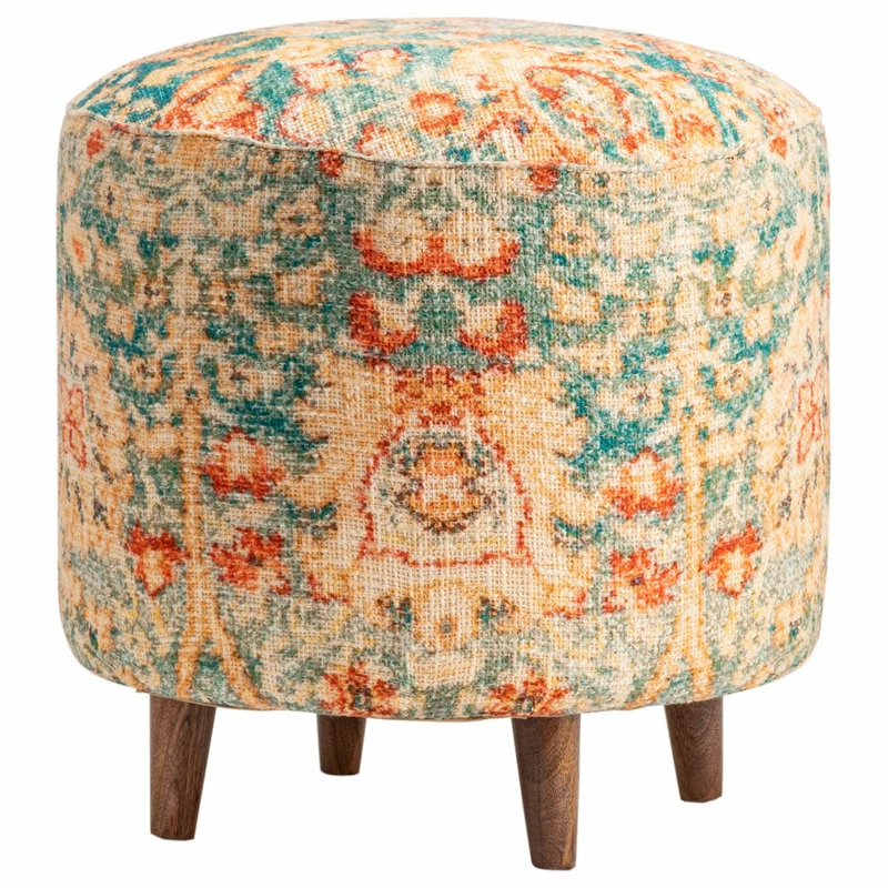 Crestview Collection Chloe Round Stool 3 Crestview Collection Chloe Round Stool