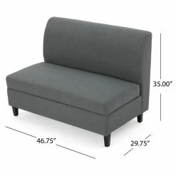 GDFStudio GDF Studio Toro Versatile Modern Fabric Storage Loveseat, Charcoal -GDF sofa Shop 05a1aaee01e4edb6 3314 w800 h800 b1 p0