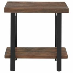 Bolton Furniture, Inc. Pomona Metal And Wood End Table -GDF sofa Shop 06e1023c01f43685 7447 w800 h800 b1 p0