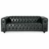 GDFStudio Marengo Contemporary Tufted 3 Seater Sofa, Midnight + Espresso, Faux Leather -GDF sofa Shop 06f1410c00fa7ca4 9145 w800 h800 b1 p0