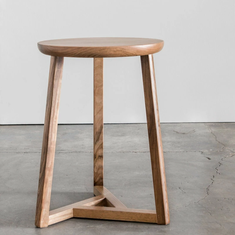 Gingko Furniture Oscar Side Table, Natural Walnut 4 Gingko Furniture Oscar Side Table, Natural Walnut - Image 2
