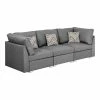 Lilola Home Amira Gray Linen Fabric Sofa Couch With Accent Pillows -GDF sofa Shop 07a191770faf497f 4919 w800 h800 b1 p0