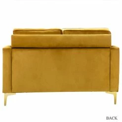 Karat Home Upholstered Sofa With Loose Back, Mustard -GDF sofa Shop 07f12370005923aa 1551 w800 h800 b1 p0