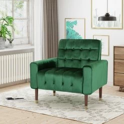 GDFStudio GDF Studio Betsy Modern Button-Tufted Waffle Stitching Velvet Armchair, Emerald 11 GDFStudio GDF Studio Betsy Modern Button-Tufted Waffle Stitching Velvet Armchair, Emerald -GDF sofa Shop 080121280f931b6d 4882 w800 h800 b0 p0