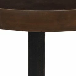 Uniek Kate And Laurel Zabel Round Metal End Table, Bronze And Black -GDF sofa Shop 08c11c9f0a3ae0fc 9257 w800 h800 b0 p0