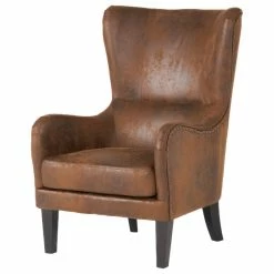 GDFStudio Clarkson Wingback Arm Chair