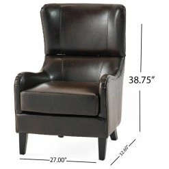 GDFStudio GDF Studio Ellery Brown Leather Club Chair -GDF sofa Shop 0a11d6a302eb712e 2937 w800 h800 b1 p0