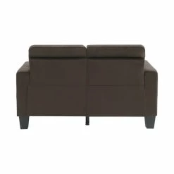 Domain Industries Inc. Lexicon Lantana Tufted Microfiber Loveseat In Chocolate -GDF sofa Shop 0b51d2cc0f2f7ed4 3168 w800 h800 b1 p0