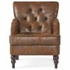 GDFStudio GDF Studio Madene Tufted Back Fabric/Microfiber Club Chair, Brown -GDF sofa Shop 0b6134e901b1bcc7 0717 w800 h800 b1 p0