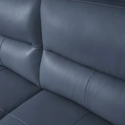 Abbyson Living Candace Top Grain Leather Loveseat, Blue -GDF sofa Shop 0d811d560fd140a2 7068 w800 h800 b0 p0