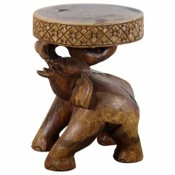 Kammika Import Export Co., Ltd (Thailand) Haussmann Wood Chang End Table 15 D X 20 Inch High Walnut Oil -GDF sofa Shop 0da1e44200a0e9e3 8674 w800 h800 b1 p0