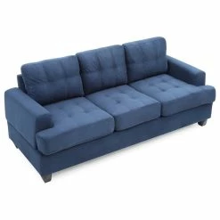 Glory Furniture Carmel Suede Sofa, Navy Blue Suede -GDF sofa Shop 0df164880ea0c9fa 4591 w800 h800 b1 p0