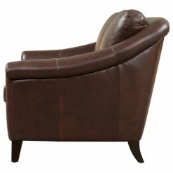 Hello Sofa Home Sienna Genuine Leather Midcentury Modern Sofa, Brown -GDF sofa Shop 0e115d370f171f89 4286 w800 h800 b1 p0