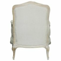 Shatana Home Rodney Chair, Wood, Antique White; Fabric, Linen -GDF sofa Shop 0e21494401df99af 1912 w800 h800 b1 p0