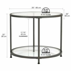 Studio Designs Camber Modern 2-Tier End Table -GDF sofa Shop 0f318d8e03613388 4860 w800 h800 b1 p0