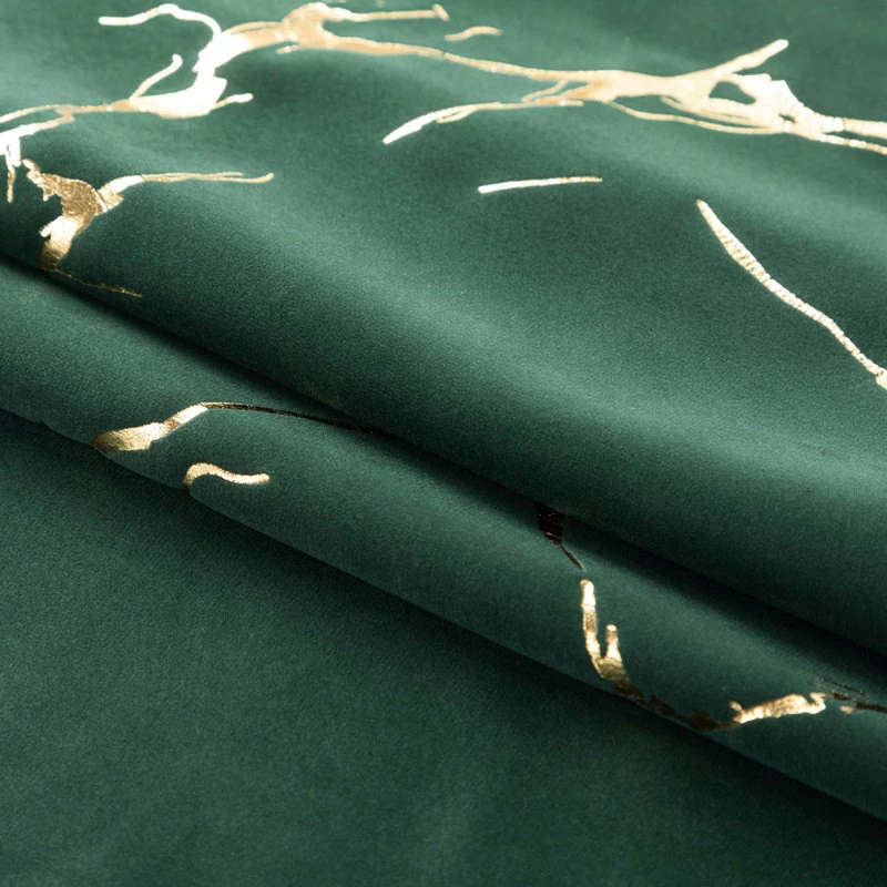 Duhome Elegant Lifestyle Luxury Hot Stamped Velvet Ottoman, Dark Green 7 Duhome Elegant Lifestyle Luxury Hot Stamped Velvet Ottoman, Dark Green - Image 5