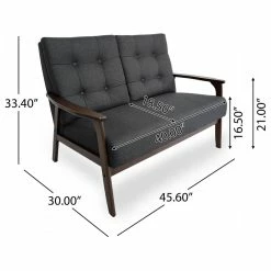 GDFStudio Athena Waffle Stitch Tufted Accent Arm Chair With Rubberwood Legs -GDF sofa Shop 1021605403ef005d 7816 w800 h800 b1 p0