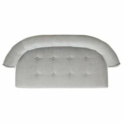 Jennifer Taylor Home Jared Roll Arm Tufted Bench Settee, Silver Gray Polyester Yarn-Dyed 21 Jennifer Taylor Home Jared Roll Arm Tufted Bench Settee, Silver Gray Polyester Yarn-Dyed -GDF sofa Shop 1031764e01959342 9536 w800 h800 b1 p0