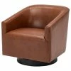Comfort Pointe Geneva Charcoal Wood Base Swivel Chair, Caramel -GDF sofa Shop 11b157b20e500efa 6062 w800 h800 b1 p0