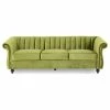 GDFStudio Olga Modern Glam Velvet 3 Seater Sofa, Sage, Dark Brown 1 GDFStudio Olga Modern Glam Velvet 3 Seater Sofa, Sage, Dark Brown -GDF sofa Shop 12a1cfaf0f90667a 3029 w800 h800 b1 p0