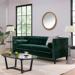 Jennifer Taylor Home Jack 84" Modern Tuxedo Tufted Sofa, Hunter Green 22 Jennifer Taylor Home Jack 84" Modern Tuxedo Tufted Sofa, Hunter Green -GDF sofa Shop 12b10af80369495d 6590 w800 h800 b0 p0