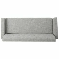 GDFStudio GDF Studio Stratford Mid Century Modern Fabric 3-Seat Sofa, Light Gray Tweed -GDF sofa Shop 1301adec01e529cf 4477 w800 h800 b1 p0