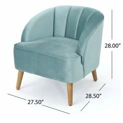GDFStudio GDF Studio Scarlett Modern New Velvet Club Chair, Seafoam Blue -GDF sofa Shop 13119d4f01e65bcb 7009 w800 h800 b1 p0