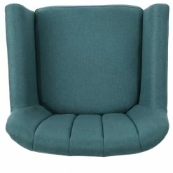 GDFStudio GDF Studio Madelyn Mid Century Modern Fabric Club Chair, Dark Teal -GDF sofa Shop 13416b4101b1cf62 5910 w800 h800 b1 p0