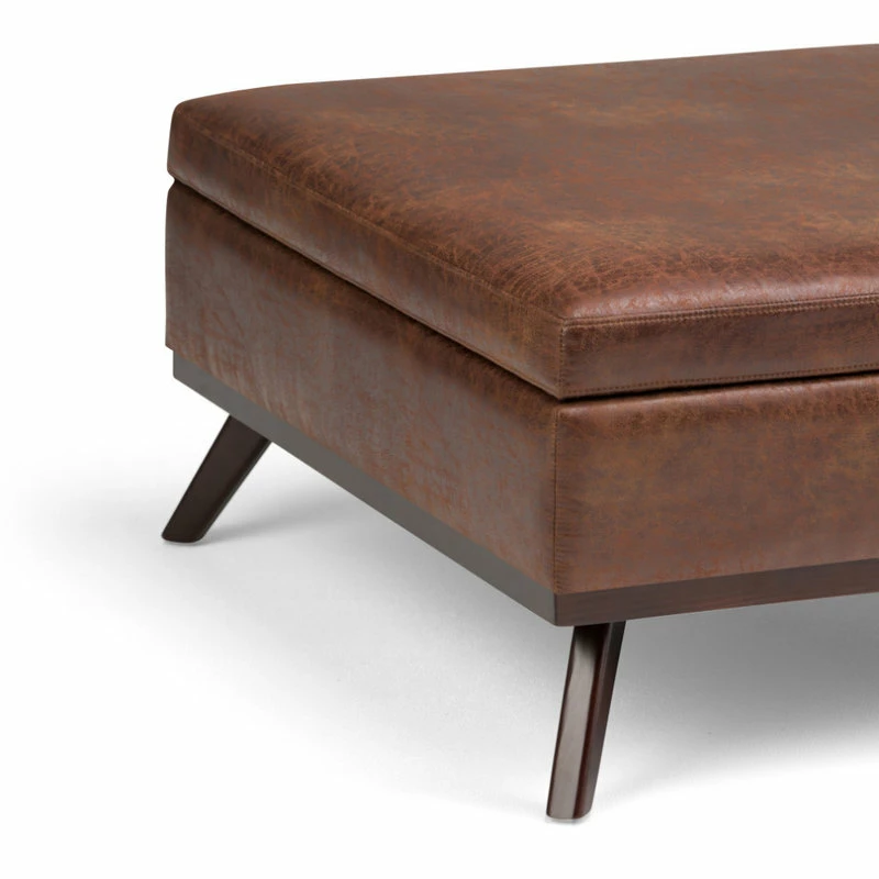 Simpli Home Ltd. Owen Square Coffee Table Storage Ottoman 8 Simpli Home Ltd. Owen Square Coffee Table Storage Ottoman - Image 6