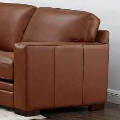 Hydeline USA Hydeline Dillon Top Grain Leather Sofa Collection, Cinnamon Brown, Loveseat -GDF sofa Shop 13f1aebe02bd4e98 5209 w800 h800 b0 p0