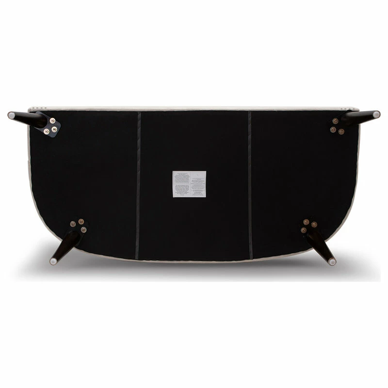 Jennifer Taylor Home Celine Tufted Settee With Nailhead Accents, Sky Neutral Beige 11 Jennifer Taylor Home Celine Tufted Settee With Nailhead Accents, Sky Neutral Beige - Image 9