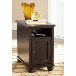 Signature Design Of Ashley Barilanni Chairside End Table With USB Ports & Outlets -GDF sofa Shop 169155ce0f4044da 2599 w800 h800 b0 p0