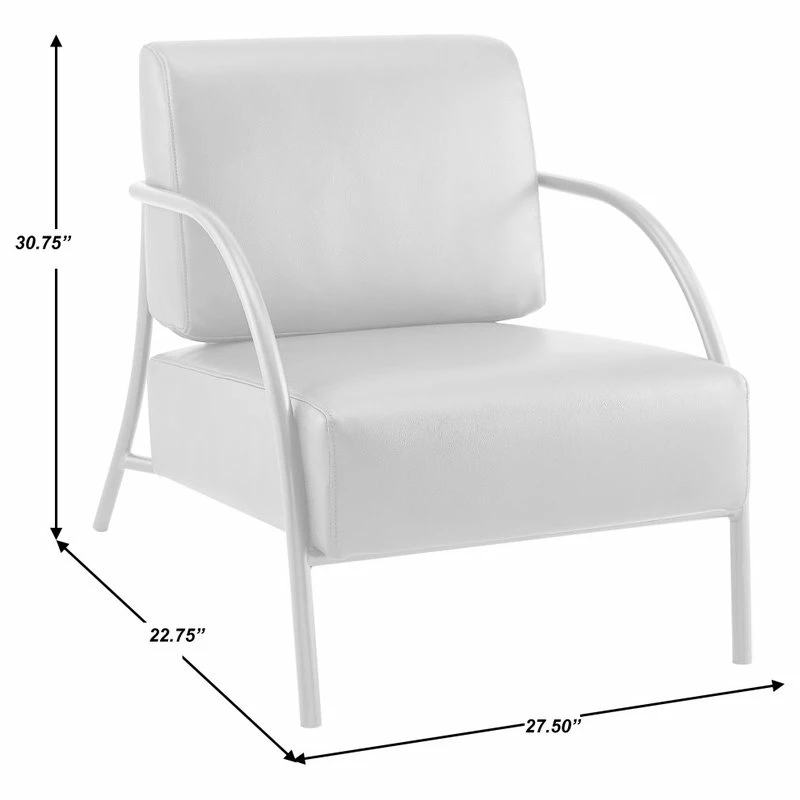 HomeFare Modern Espresso Accent Chair 6 HomeFare Modern Espresso Accent Chair - Image 4