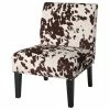 GDFStudio GDF Studio Kalee Contemporary Accent Chair, Cow Print, Matte Black, Fabric -GDF sofa Shop 16e12da60f9315aa 4008 w800 h800 b1 p0