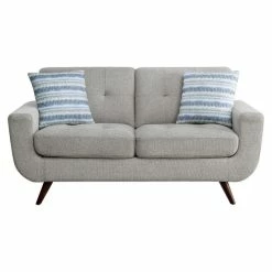 Domain Industries Inc. Lexicon Amberley Textured Loveseat In Gray -GDF sofa Shop 1771c52d0fffda41 0543 w800 h800 b1 p0