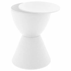 LeisureMod Modern Round Boyd Side Table, White, BS12W -GDF sofa Shop 179122090c4a255f 1037 w800 h800 b1 p0