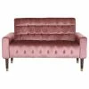 GDFStudio Aubrie Tufted Velvet Loveseat With Gold Tipped Tapered Legs, Blush, Gold Finish -GDF sofa Shop 1831ffe20f931de1 1934 w800 h800 b1 p0