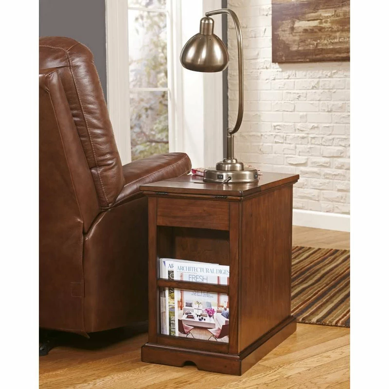 Ashley Furniture Industries Ashley Laflorn Medium Brown Chair Side End Table 8 Ashley Furniture Industries Ashley Laflorn Medium Brown Chair Side End Table - Image 6
