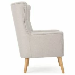 GDFStudio GDF Studio Temescal Mid Century Modern Dark Teal Fabric Club Chair, Wheat -GDF sofa Shop 189165f501bb0101 8643 w800 h800 b1 p0