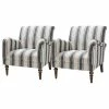 Karat Home Stripe Armchair Set Of 2, Black 1 Karat Home Stripe Armchair Set Of 2, Black -GDF sofa Shop 19019517010baab9 1405 w800 h800 b1 p0