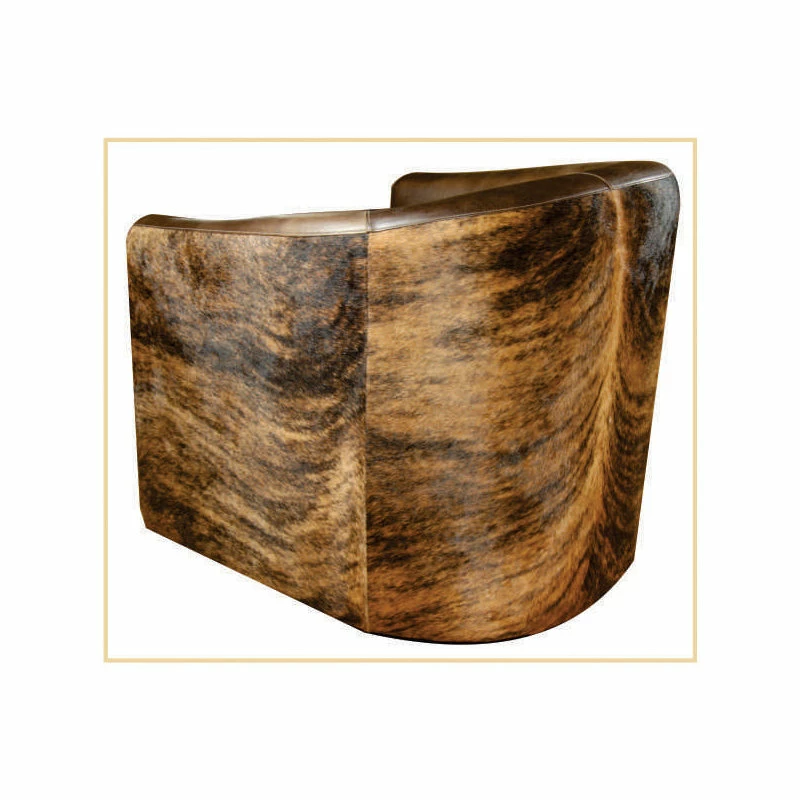 Artistic Leathers Rustic Swivel Tub Accent Chair 4 Artistic Leathers Rustic Swivel Tub Accent Chair - Image 2